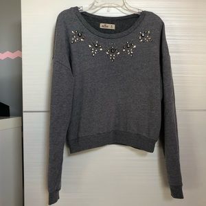Hollister grey sweater